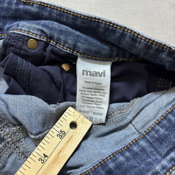 Mavi Jeans Jeans Mens 33 32x30 Actual Denim Myles Midrise Straight Leg - Picture 9 of 10